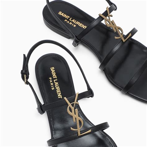 ysl cassandra sandals sale|saint laurent tribute sandals flat.